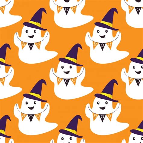 Halloween Ghost Pattern Background Free Stock Photo - Public Domain Pictures