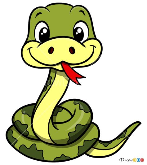 Find hd free How To Draw Snake - Drawing Of A Snake Cartoon. Download ...