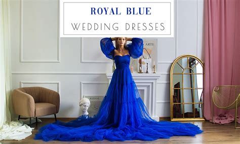 💙 15 Royal Blue Wedding Dresses For 2024 | 💎👗