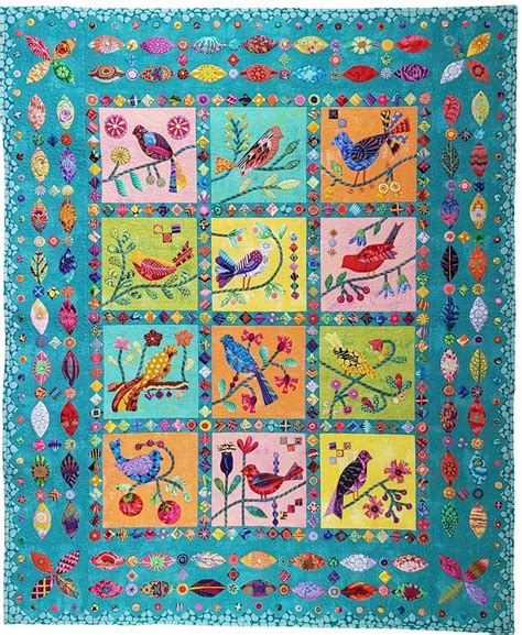 Irene Blanck's pattern "Paradise of Birds" made by Lori Q. Allison and ...