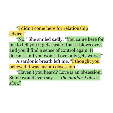 the maddest obsession | danielle lori | Relationship advice, Motivational quotes, Book quotes