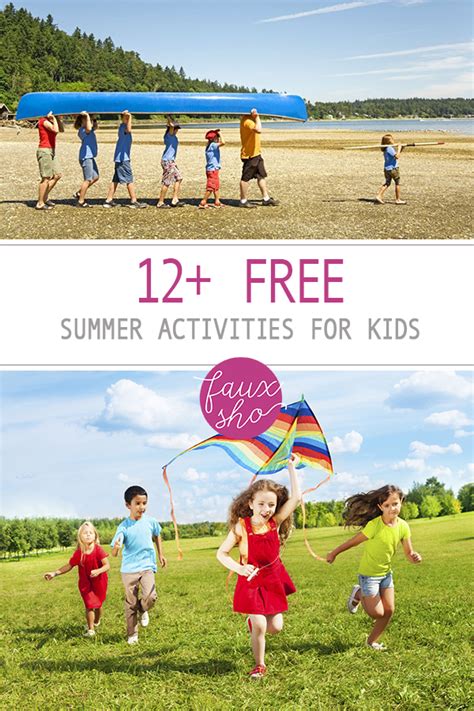 12+ FREE Summer Activities for Kids | Faux Sho