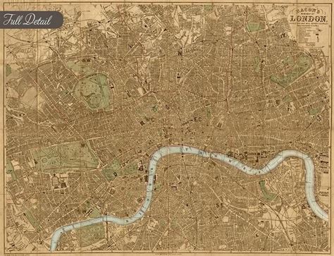 1890 London I Majesty Maps