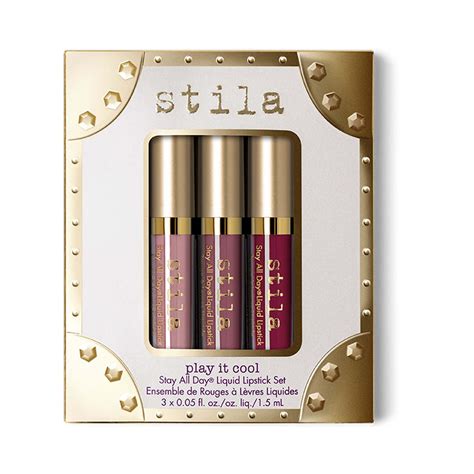 Stila Cosmetics - Play It Cool Stay All Day Liquid Lipstick Set - MYQT.com.au