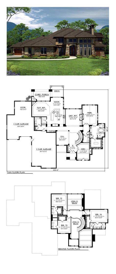 51 best Tuscan House Plans images on Pinterest | Tuscan house plans, Floor plans and House layouts