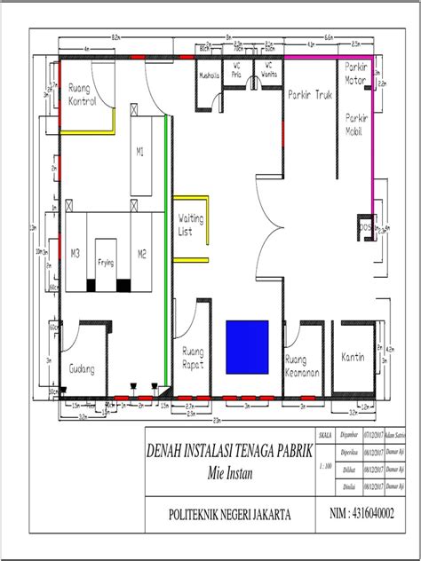 Contoh Layout Pabrik | PDF