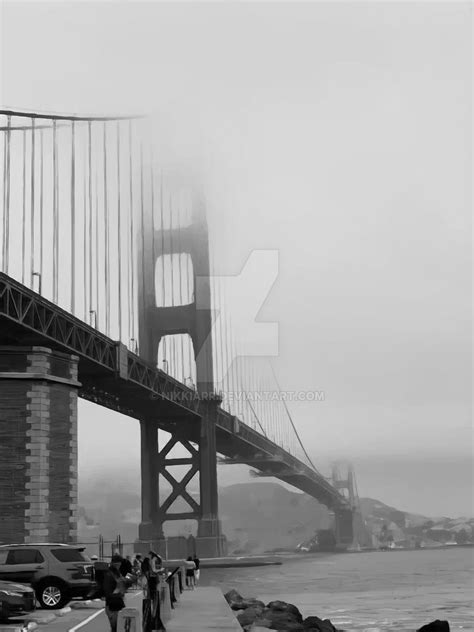 Golden Gate Bridge in Black and White by nikkiarr on DeviantArt