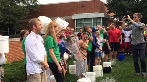 Ice bucket challenge westfield middle school - YouTube