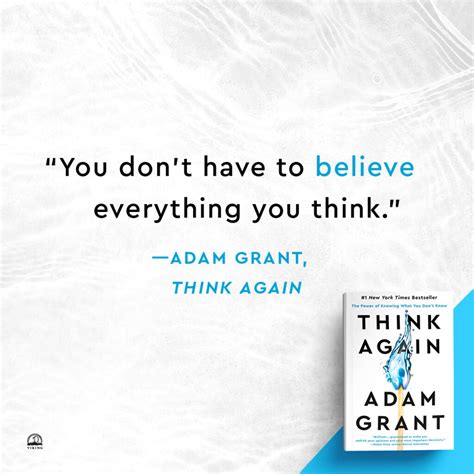 Think Again, the latest book from Adam Grant