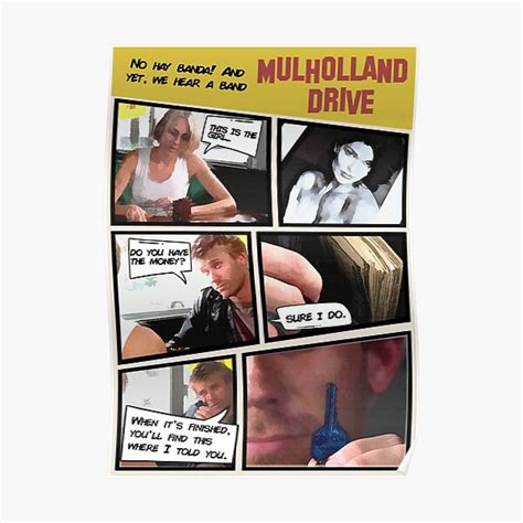 "Mulholland Drive Poster Retro Comic Style" Poster for Sale by ikidyounot | Redbubble