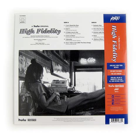 High Fidelity: Hulu Original Series Soundtrack (180g) Vinyl LP ...