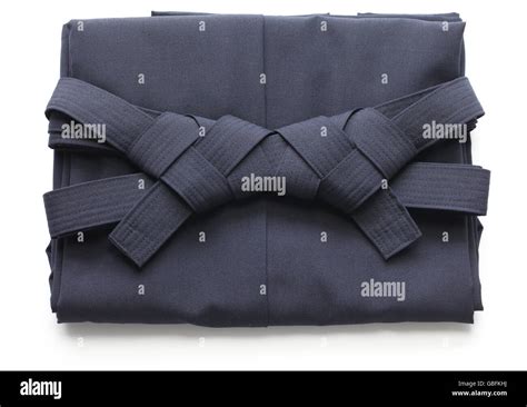 folded aikido hakama , japanese martial arts uniform Stock Photo - Alamy