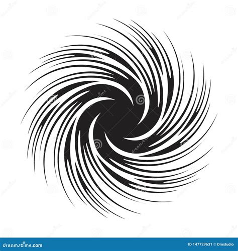 Vector radial spiral burst stock vector. Illustration of circle - 147729631