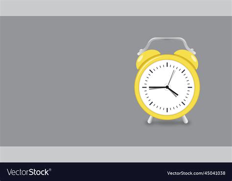 Alarm clock time to wake up Royalty Free Vector Image