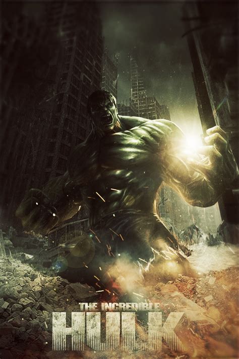 Incredible Hulk Poster on Behance