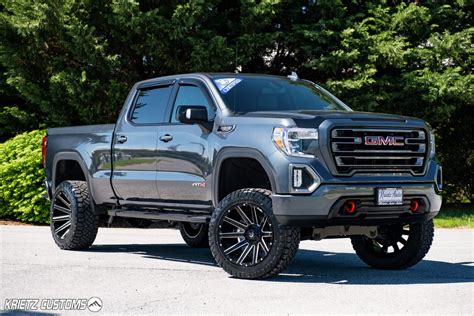 Lifted 2019 GMC Sierra 1500 AT4 with 22×12 Fuel Contra Wheels and 4 ...