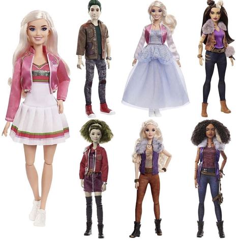 Disney zombies 2 dolls from mattel addison zed willa eliza and wynter fashion dolls – Artofit