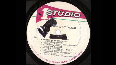 Dennis Brown ‎-- No Man Is An Island Studio One ‎-- SOL 01112 1970 full album - YouTube