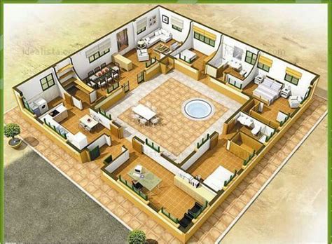 Small Hacienda Floor Plans - floorplans.click