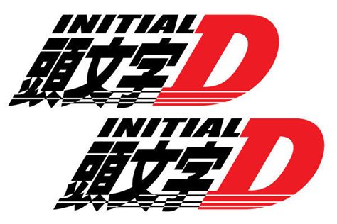 Initial D Sticker Vinyl Decal JDM Car Window Doors Size 9" X 3" Set of ...