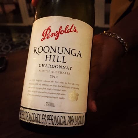 2013 Penfolds Koonunga Hill Chardonnay - Food & Wine Chickie Insider
