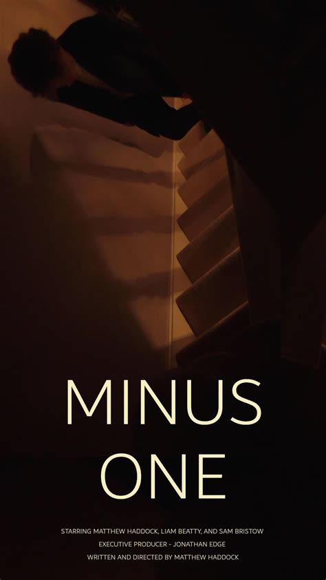 Minus One (2018) - Posters — The Movie Database (TMDB)