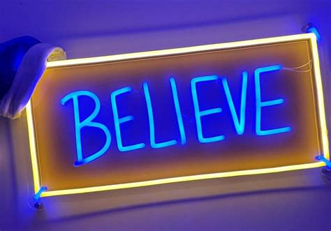 Believe Sign Sports