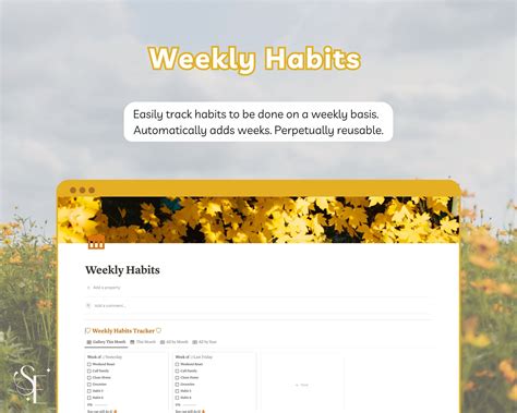 Notion Habit Tracker Template Daily Weekly Monthly Organizer - Etsy