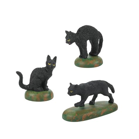 Department 56 – A Clowder Of Black Cats - Wooden Duck Shoppe