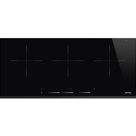 Smeg SIH7933B 90cm 3 Zone Bevelled Edge Induction Hob - BLACK ...