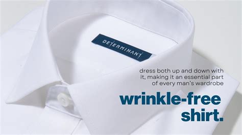 What is a wrinkle-free shirt? How does it work? – DETERMINANT