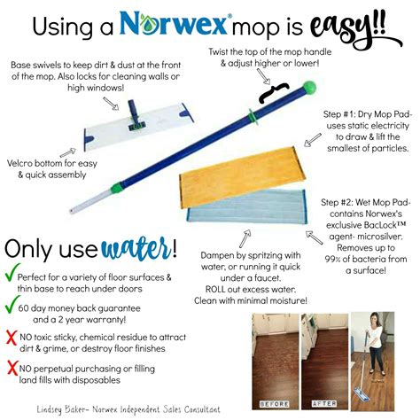 How do you use a Norwex Mop? It's easy! https://www.facebook.com ...