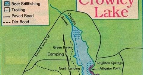 2018 Crowley Lake Fishing Map and Fishing Report and Mono Hunting Cubs ...