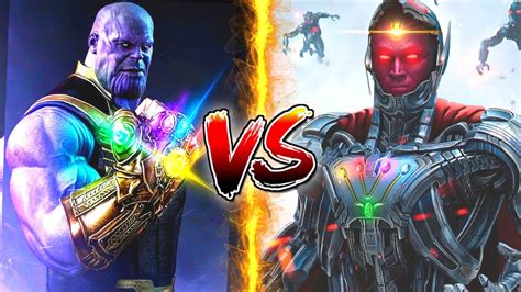 Ultron Vs Thanos