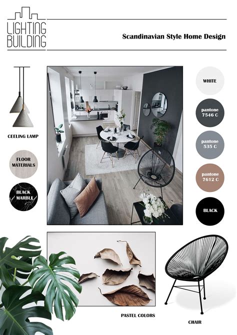 Scandinavian Style Moodboard | Interior design mood board, Interior ...