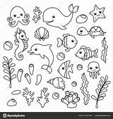 Animais Do Mar Para Colorir Coloring City sketch template
