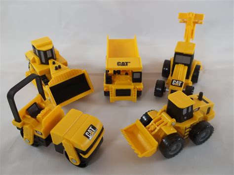 Cat Caterpillar Mini Machines Dump Truck Back Hoe bulldozer Roller ...