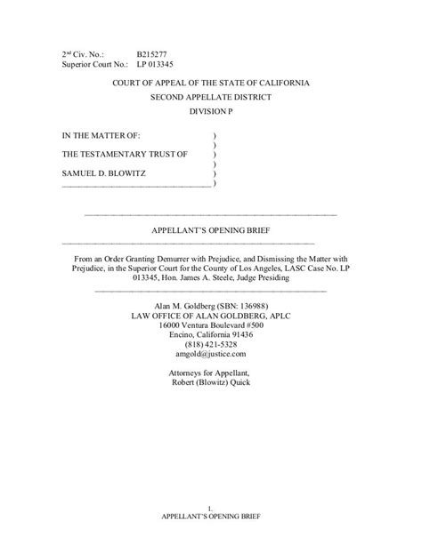 Fillable Appellate Assignment Intake Form Cafl - Printable Forms Free Online