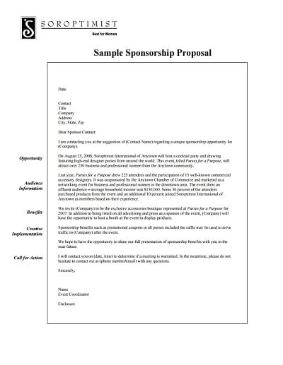 21 Event Sponsorship Proposal Template - Free Popular Templates Design