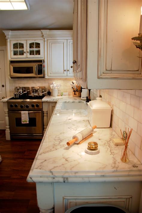 The Granite Gurus: Calacatta Gold marble Kitchen