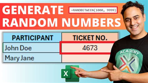 Generate Random 4 Digit Number in Excel: 2 Quick Methods | MyExcelOnline