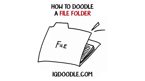 How to Draw a File Folder (drawing tips) - YouTube