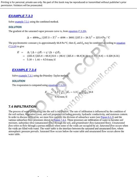 Infiltration equations derivation - thermodynamics - Studocu