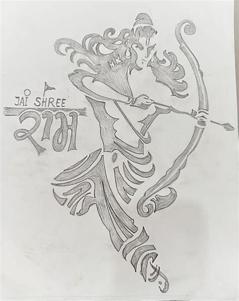 Jai Shri Ram #sketch #ramasketch #lordrama #beautifulsketch # ...