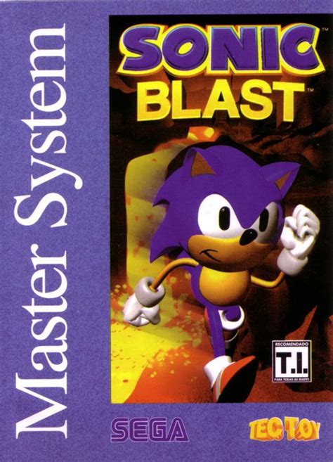 Sonic Blast (1997) SEGA Master System box cover art - MobyGames