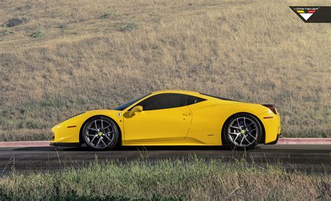 Vorsteiner Updates Yellow Ferrari 458 — CARiD.com Gallery