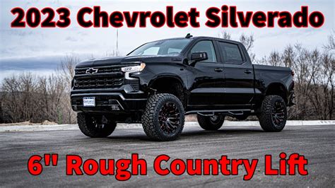 2023 Chevrolet Silverado 1500 on 6" Rough Country Lift - YouTube