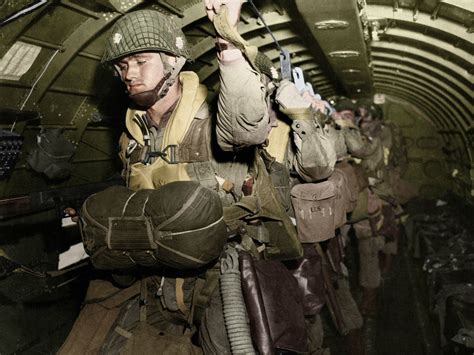 US Paratroopers over Normandy on D-Day preparing to jump (x-post r ...