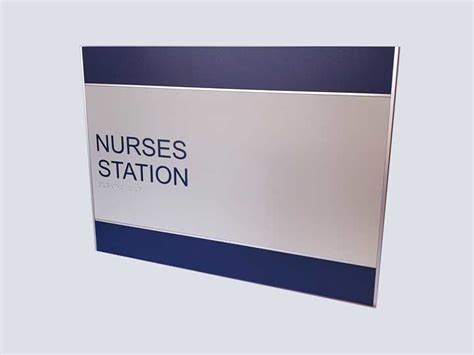 Sign (Medium) - Area Sign - Nurses Station (16 x 12) [Horizontal] - A-1 Medical Integration