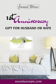 32 1st Anniversary Gift Ideas | 1st anniversary gifts, 1st anniversary, soundwave art